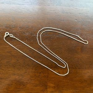 Sterling Silver 9.25'' Chain Necklace